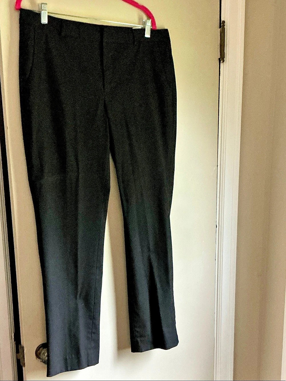 Banana Republic Ryan Slim Fit Pant Straight Pants in Black Size 12 Like New
